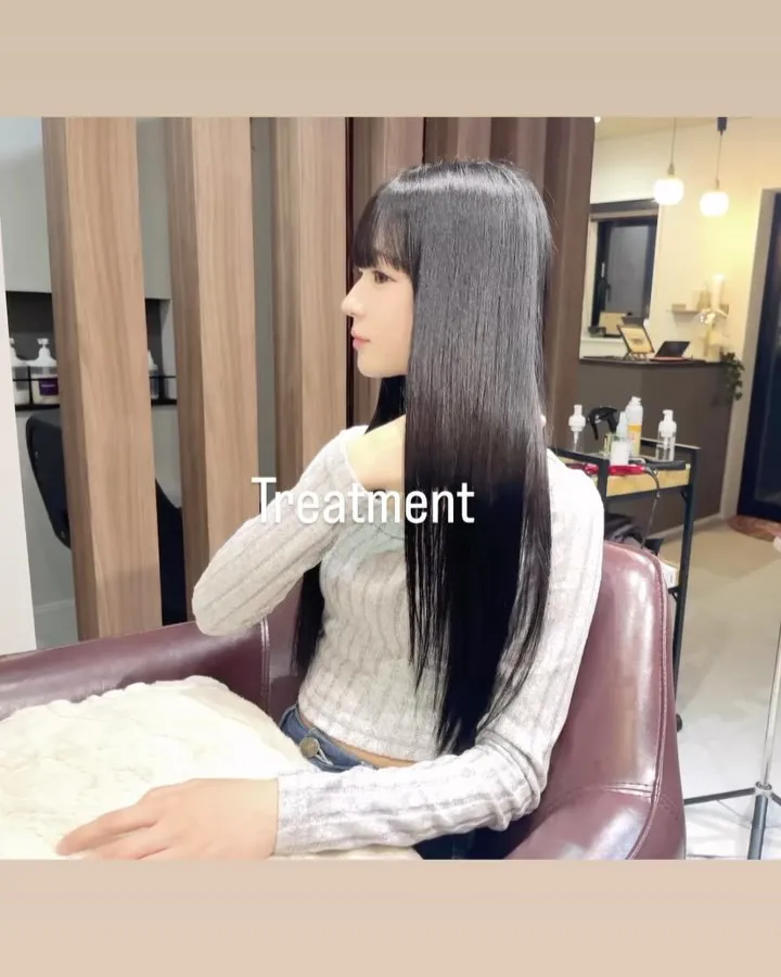 髪質改善美髪矯正後も